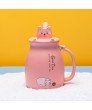 3D Cute Cat Ceramic Coffee Mugs + Phone Holder - TIG-MUG-01-PK