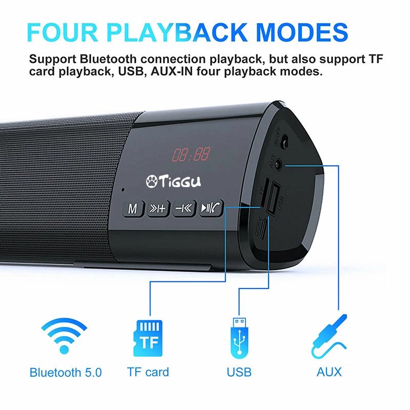 Portable Bluetooth Speaker Bar - TSP-01