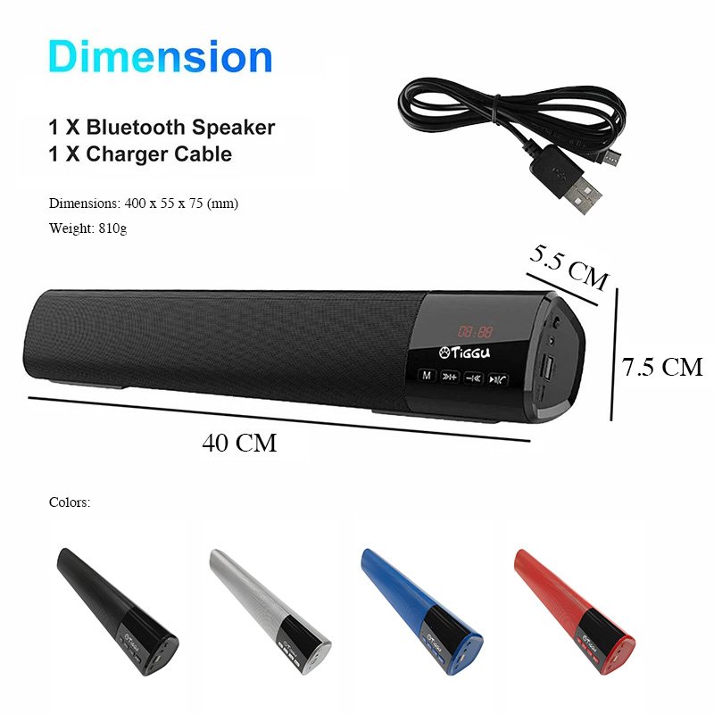 Portable Bluetooth Speaker Bar - TSP-01