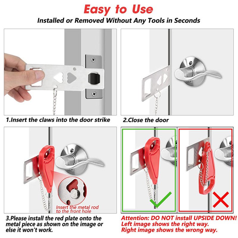 Portable Door Lock - Tig-PDL-01